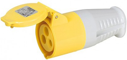Zásuvka 110V 16A 3 pin