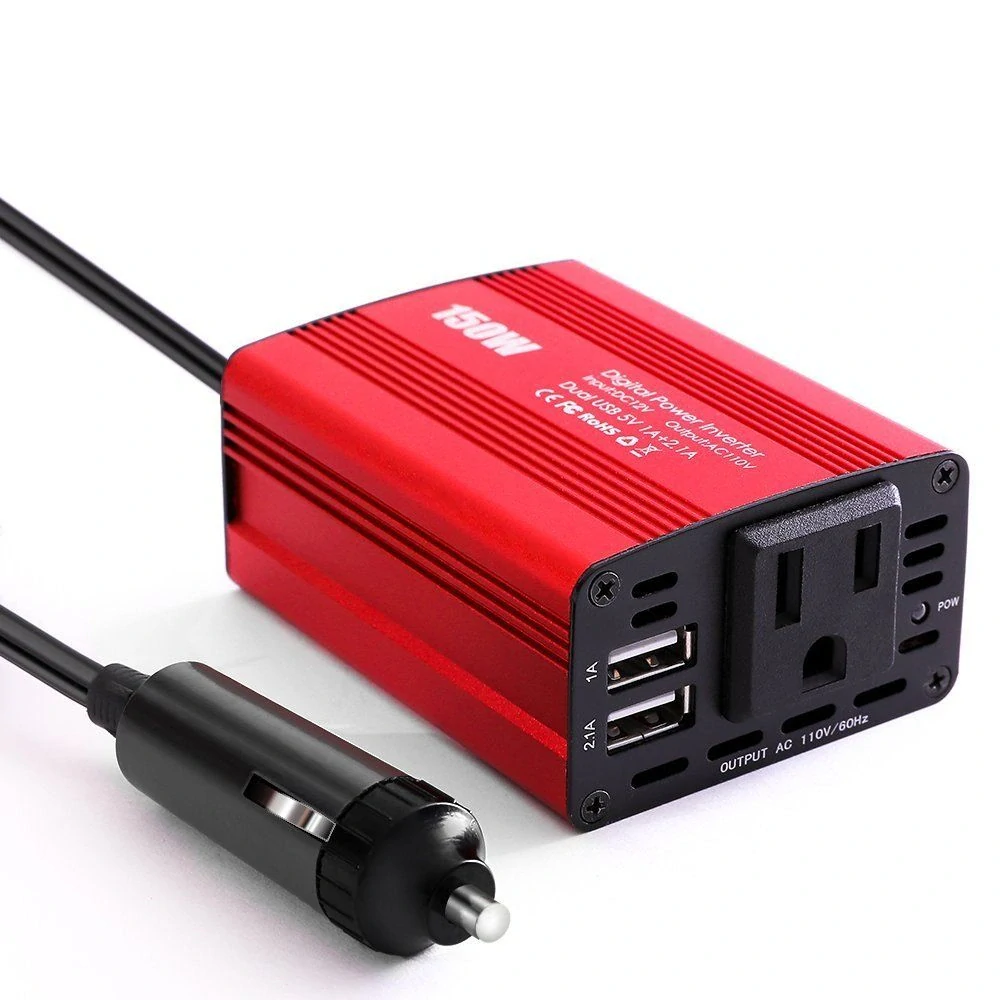 Měnič 12/110V 60Hz 150W - 2x USB