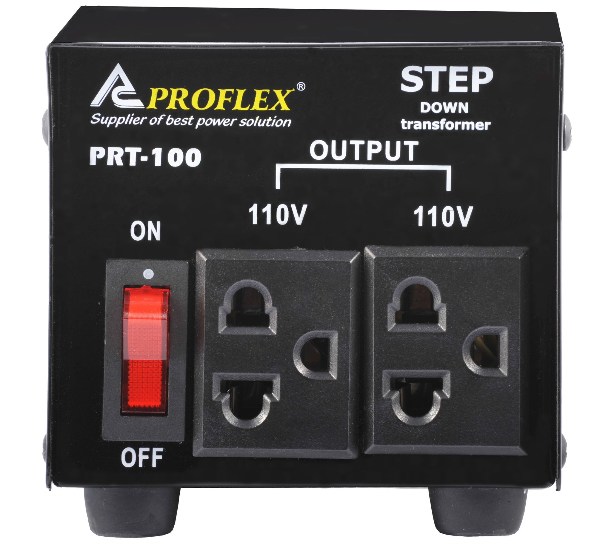 Měnič napětí  230V/110V 100W PROFLEX PRT-100
