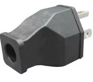 Vidlice 110V 3 kolíky 15A černá
