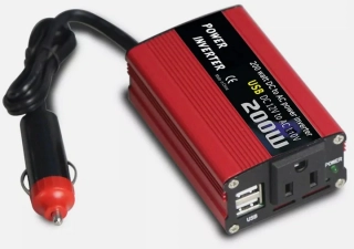 Měnič 12/110V 60Hz 200W